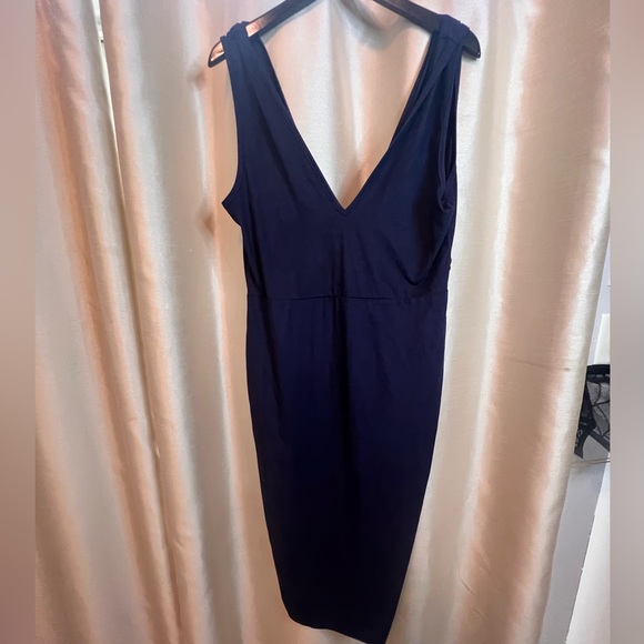 Navy Midi Dress - Picture 5 of 8
